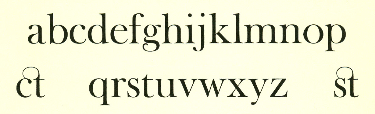 Stephenson, Blake 1960s specimen featuring their version of Fry’s Baskerville